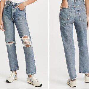 AGOLDE '90s Pinch Waist High Rise Straight Jeans